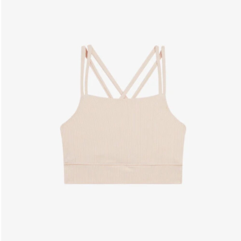 NWT Repetto Ribbed Bra with Thin Straps - Petal Pink (XS / US 4)